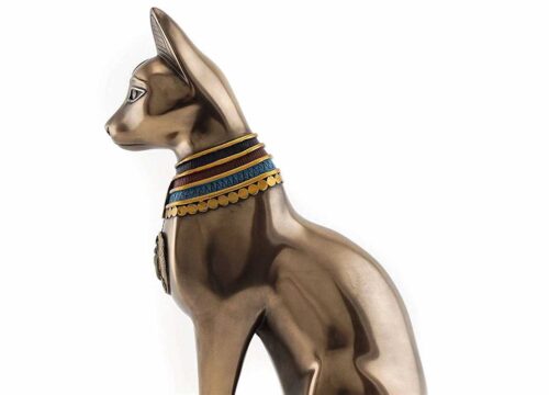 Die ägyptische Göttin Bastet Freude und Schutz vereint