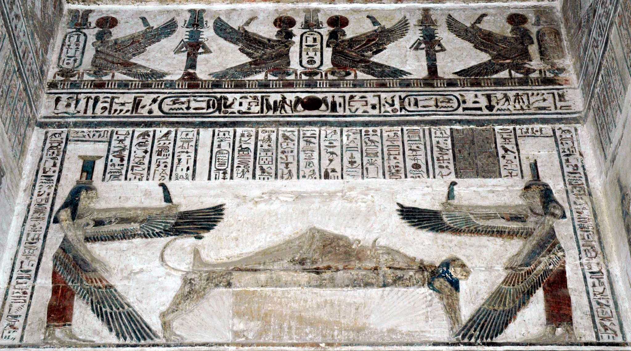 Die ägyptische göttin Nephthys die schwester der isis