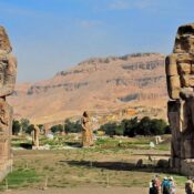 Die Kolosse von Memnon beeindruckendste Sehenswürdigkeit