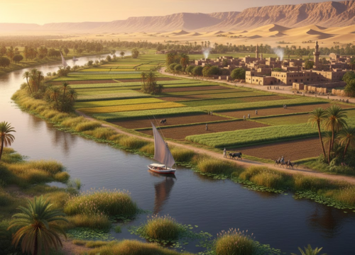 Übergänge zwischen Natur, Feldern und Siedlungen entlang des Nils – Wie Landschaftswechsel das Reisegefühl formen