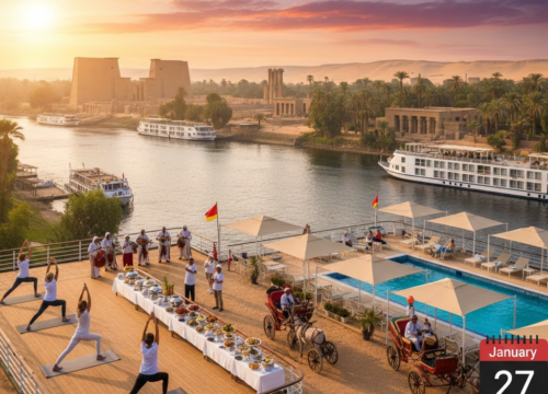 Tagesrhythmus während einer Nilkreuzfahrt