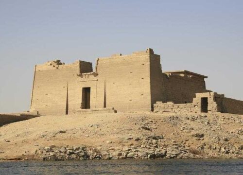 Die Nubische Tempel am Nassersee Kalabscha Geschichte