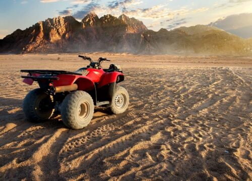 Wüstensafari in Hurghada: Quad, Beduinen und Sonnenuntergang