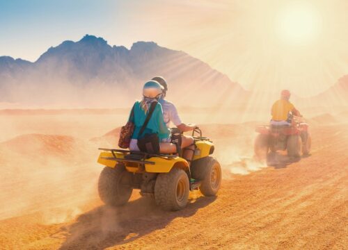 Wüstensafari in Hurghada: Quad, Beduinen und Sonnenuntergang